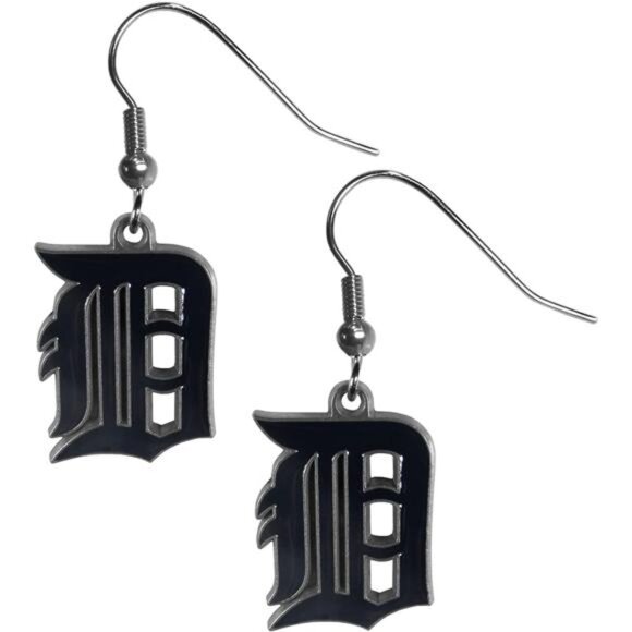 New‎ Detroit Tigers Sports MLB Dangle Earrings - Picture 1 of 3